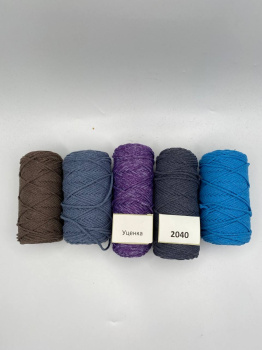 НШВ_2040 Набор хлопковых шнуров на вес 3 мм, 1 кг УЦЕНКА