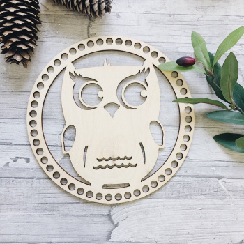 1052-20 Крышка/дно "Сова" d=20 см