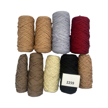 НШВ_2259 Набор полиэфирных шнуров на вес 3 мм, 1 кг