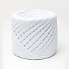 Трикотажная пряжа Hobyt ТП 001 Белый, первичная, изнаночная, 100 метров, 7-9 мм, фото - 2