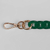 ЦА_22 Цепь пластиковая с карабинами, длина 68 см, звено: 17х24 мм, малахитовый, фото - 2