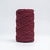 Хлопковый Шнур для вязания Ш-ХЛ3_059 Рубин, Змм/100м, хлопок, фото - 3 Хлопковый Шнур для вязания Ш-ХЛ3_059 Рубин, Змм/100м, хлопок, фото - 3
