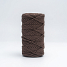 Хлопковый Шнур для вязания Ш-ХЛ3_040 Брауни, Змм/100м, хлопок, фото - 3