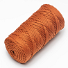 Полиэфирный шнур для вязания ПЭШ_80 Терракотовый, 4 мм/100 метров, фото - 2 Полиэфирный шнур для вязания ПЭШ_80 Терракотовый, 4 мм/100 метров, фото - 2