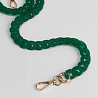 ЦА_22 Цепь пластиковая с карабинами, длина 68 см, звено: 17х24 мм, малахитовый, фото - 1
