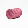 Хлопковый Шнур для вязания Ш-ХЛ3_102 Розовая помада Змм/100м, хлопок, фото - 2