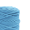 Хлопковый Шнур для вязания Ш-ХЛ5 035 Аквамарин, 5 мм/100 м, хлопок, фото - 1 Хлопковый Шнур для вязания Ш-ХЛ5 035 Аквамарин, 5 мм/100 м, хлопок, фото - 1