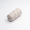 Хлопковый Шнур для вязания ШХ_06 Серо-бежевый, 4мм/100м, хлопок, фото - 4 Хлопковый Шнур для вязания ШХ_06 Серо-бежевый, 4мм/100м, хлопок, фото - 4