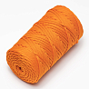 Полиэфирный шнур для вязания ПЭШ_18 Оранжевый, 4 мм/100 метров, фото - 2 Полиэфирный шнур для вязания ПЭШ_18 Оранжевый, 4 мм/100 метров, фото - 2