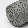 Полиэфирный шнур для вязания ПЭШ_85&nbsp;&nbsp;Серый металлик, 4 мм/100 метров, фото - 1