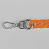 ЦА_17 Цепь пластиковая с карабинами, длина 68 см, звено: 17х24 мм, оранжевый, фото - 2