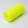 Полиэфирный Шнур для вязания Ш-ПЭ 127-100 Желтый неон Змм, 100 м , фото - 2
