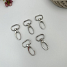 887-4 Крючок-карабин "Овал" серебро 44x25х20 мм, фото - 2 887-4 Крючок-карабин "Овал" серебро 44x25х20 мм, фото - 2