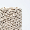 Хлопковый Шнур для вязания Ш-ХЛ3_041 Ваниль, Змм/100м, хлопок, фото - 1