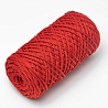 Полиэфирный Шнур для вязания Ш-ПЭ 005-100 Красный, Змм, 100 м , фото - 2