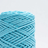 Хлопковый Шнур для вязания Ш-ХЛ3_074 Голубая лагуна, Змм/100м, хлопок, фото - 1
