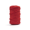 Хлопковый Шнур для вязания Ш-ХЛ5 039 Красный, 5 мм/100 м, хлопок, фото - 2 Хлопковый Шнур для вязания Ш-ХЛ5 039 Красный, 5 мм/100 м, хлопок, фото - 2