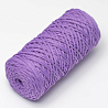 Полиэфирный Шнур для вязания Ш-ПЭ 106-100 Черничный смузи, Змм, 100 м , фото - 2 Полиэфирный Шнур для вязания Ш-ПЭ 106-100 Черничный смузи, Змм, 100 м , фото - 2