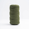Хлопковый Шнур для вязания ШХ_41 Еловый, 4мм/100м, хлопок, фото - 3