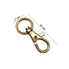 909 Крючок-карабин "Кольцо" золото 44х17 мм, фото - 2 909 Крючок-карабин "Кольцо" золото 44х17 мм, фото - 2