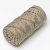 Полиэфирный Шнур для вязания Ш-ПЭ 111-100 Бежевое золото, Змм, 100 м , фото - 2