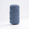 Хлопковый Шнур для вязания ШХ_29 Светлый джинс, 4мм/100м, хлопок, фото - 3