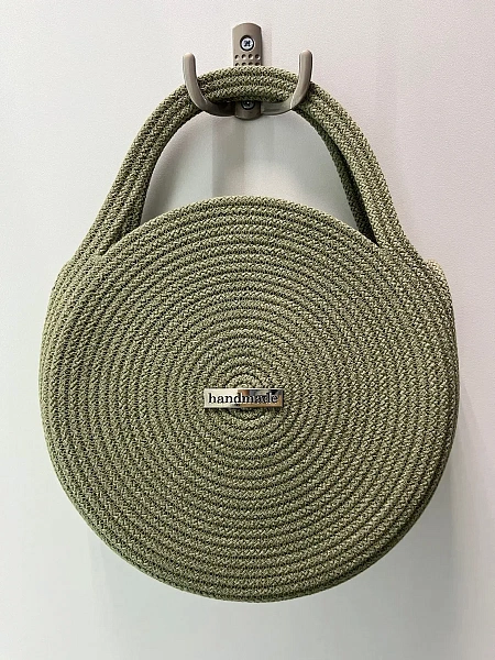 Хлопковый шнур для шитья с сердечником  5 мм/100 м, цвет Шалфей