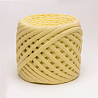 Трикотажная пряжа Hobyt ТП 139 Нарцисс, первичная, изнаночная, 100% хлопок, 100 м, 7-9 мм, фото - 2