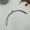 Фермуар пришивной "Полукруг" ФП_03, 20 см, цвет серебро, фото - 2
