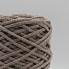 Хлопковый Шнур Светлый орех с золотым люрексом, Змм/100 м, фото - 1