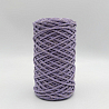 Хлопковый Шнур Сирень с золотым люрексом, Змм/100 м, фото - 2