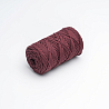 Хлопковый Шнур для вязания Ш-ХЛ3_092 Красный бархат Змм/100м, хлопок, фото - 4