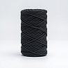 Хлопковый Шнур для вязания Ш-ХЛ3_002 Чёрный, Змм/100м, хлопок, фото - 3 Хлопковый Шнур для вязания Ш-ХЛ3_002 Чёрный, Змм/100м, хлопок, фото - 3