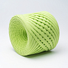 Трикотажная пряжа Hobyt ТП 079 Салатовый, первичная, изнаночная, 100% хлопок, 100 м, 7-9 мм, фото - 2