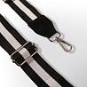 Ремень для сумки «Черно-белые полосы,&nbsp;&nbsp;ПР-17, фото - 1
