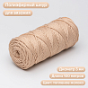Полиэфирный Шнур для вязания Ш-ПЭ 053-100 Топлёное молоко, Змм, 100 м , фото - 1 Полиэфирный Шнур для вязания Ш-ПЭ 053-100 Топлёное молоко, Змм, 100 м , фото - 1