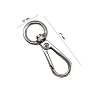 912 Крючок-карабин "Кольцо" серебро 41х16 мм, фото - 2 912 Крючок-карабин "Кольцо" серебро 41х16 мм, фото - 2