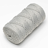 Полиэфирный шнур для вязания ПЭШ_55 Серебро, 4 мм/100 метров, фото - 2