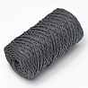 Полиэфирный Шнур для вязания Ш-ПЭ 022-100 Тёмно-серый, Змм, 100 м , фото - 2 Полиэфирный Шнур для вязания Ш-ПЭ 022-100 Тёмно-серый, Змм, 100 м , фото - 2