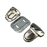 Портфельный замок Большой 879-1, серебро 40x30 мм, фото - 3 Портфельный замок Большой 879-1, серебро 40x30 мм, фото - 3