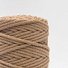 Хлопковый Шнур для вязания Ш-ХЛ5 062 Крафтовый 5 мм/100 м, хлопок, фото - 1
