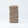 Хлопковый Шнур для вязания Ш-ХЛ3_093 Капучино Змм/100м, хлопок, фото - 3