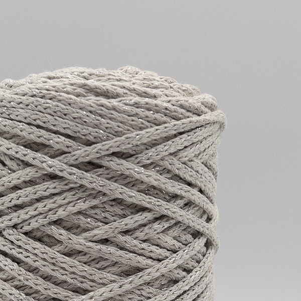 Лен с серебром