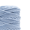 Хлопковый Шнур для вязания Ш-ХЛ5 011 Небесный, 5 мм/100 м, хлопок, фото - 1