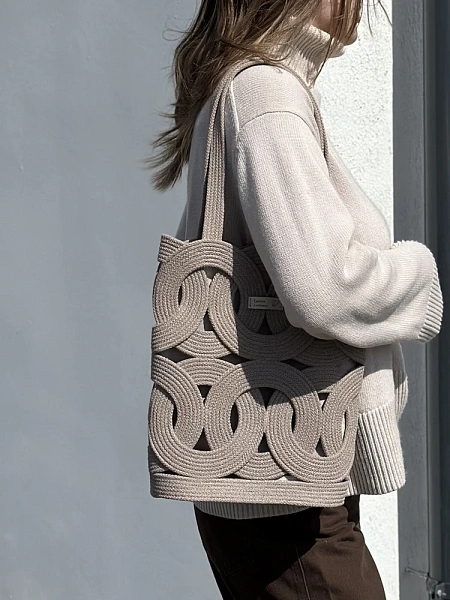 Хлопковый шнур для шитья с сердечником 5 мм/100 м, цвет Ореховый 