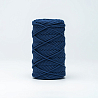 Хлопковый Шнур для вязания Ш-ХЛ3_088 Тёмно-синий Змм/100м, хлопок, фото - 3 Хлопковый Шнур для вязания Ш-ХЛ3_088 Тёмно-синий Змм/100м, хлопок, фото - 3